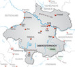 Kanton Oberösterreich als Übersichtskarte