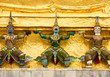 Photo: Golden garuda sculpture at Royal Palace in thai . Golden garuda sculpture at Royal Palace in thai .