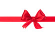 Festive gift ribbon and bow