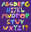 Vector: Comic alphabet Comic alphabet