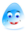 blue face