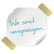 Zettel Umzug