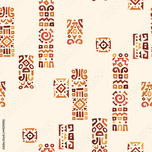 Вектор: Ethnic African geometrically typical pattern Ethnic African geometrically typical pattern