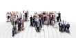 Young attractive business people - the elite business team