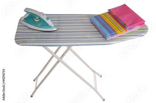 Photo: Ironing board. Isolated Ironing board. Isolated