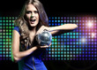 Foto: Portrait of a beautiful dancing girl Portrait of a beautiful dancing girl