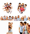 big group young people