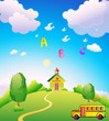 Illustration: School and education related illustration School and education related illustration