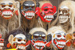 Wooden figure face
