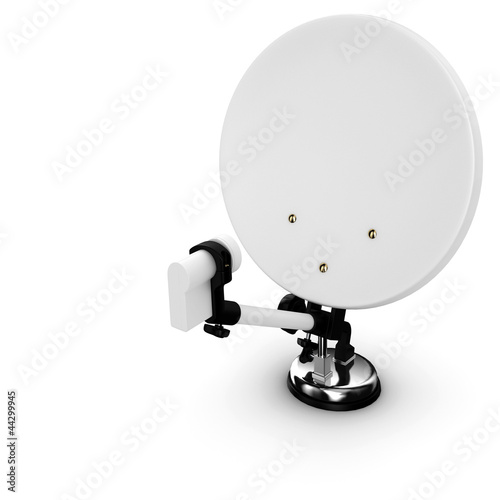 Illustration: Parabolantenne (freigestellt) Parabolantenne (freigestellt)