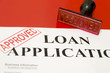 corner of the stamp printed on complete loan applications was ap
