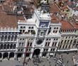 Venezia,Torre dell'Orolgio,vista dal Campanile di San Marco