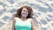 Video: Beautiful girls dancing while they lying on the sand Beautiful girls dancing while they lying on the sand