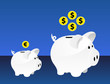 Tirelires Euro/Dollar
