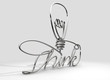 Think Bent and Shaped  Wire Lightbulb