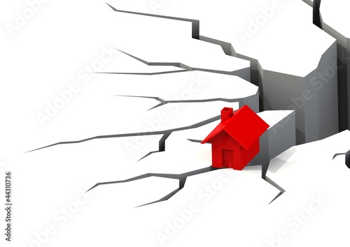 Illustration: Falling real estate Falling real estate