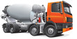 Vecteur : large concrete mixer large concrete mixer