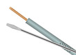 A soldering iron and a screwdriver
