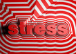stress abstract text background