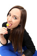 Pause mit Lolly,