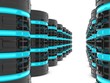 Database server room or data center