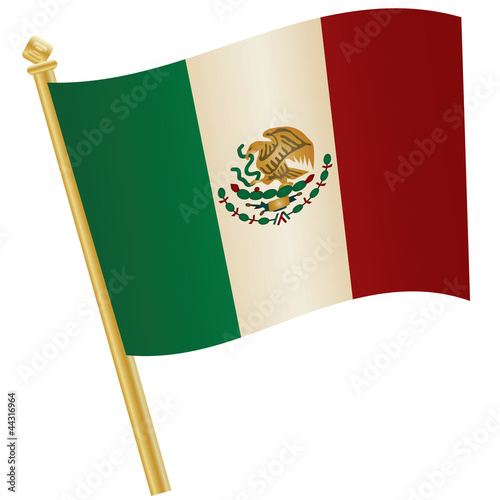 Vector: mexico flag mexico flag
