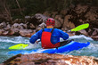 Photo: Kayaking on the Soca river, Slovenia Kayaking on the Soca river, Slovenia