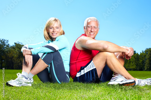 Photo: Fitness couple. Fitness couple.