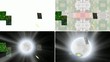 Video: Vegetables Collection in four screens Vegetables Collection in four screens