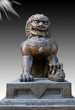 Foto: Chinese bronze lion statue Chinese bronze lion statue