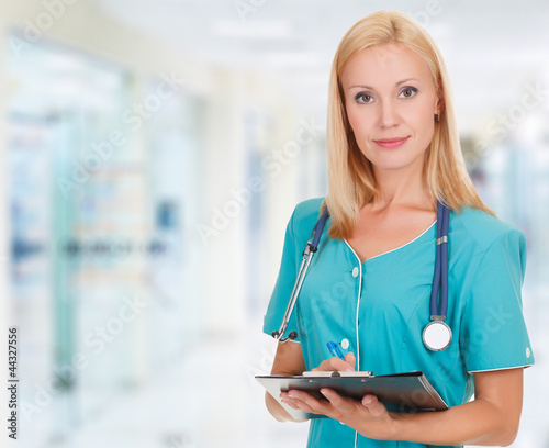 Photo: Medical doctor woman in the office Medical doctor woman in the office