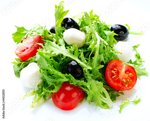 Photo: Salad with Mozzarella Cheese Salad with Mozzarella Cheese