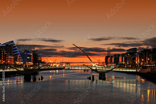 Photo: Sunrise On The River Liffey Sunrise On The River Liffey