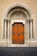 church door
