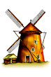 windmill wind retro illustration art vintage windmill wind retro illustration art vintage