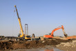 drainage pipe construction site