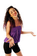 Girl exuberant and dynamic 073