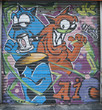 Graffiti, Barcelona, Spanien