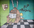 Graffiti, Barcelona, Spanien