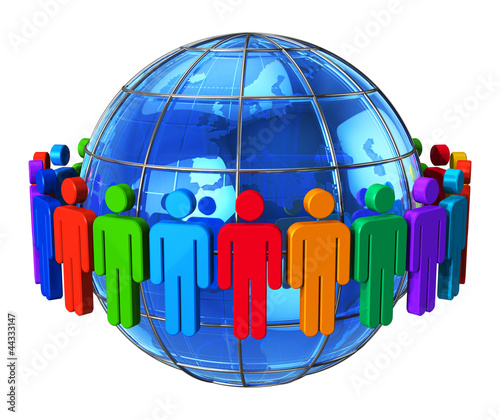 Illustration: Social network concept Social network concept