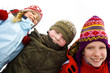 On the snow