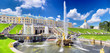 Grand cascade in Pertergof, Saint-Petersburg, Russia.