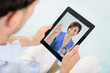 Foto: Video chat communication Video chat communication