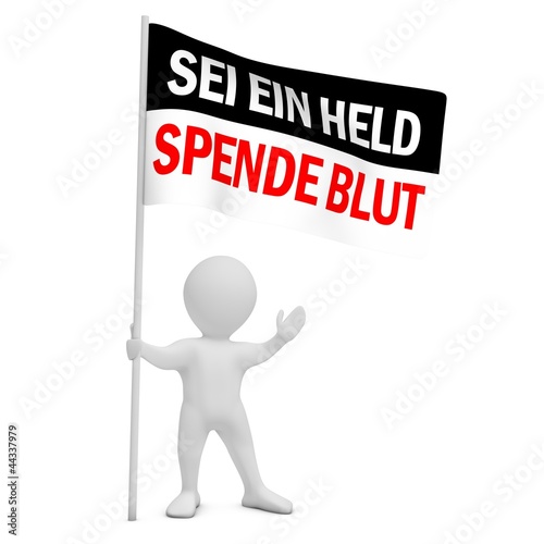 Illustration: Spende Blut Spende Blut