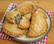 Cornish Pasties on Plate