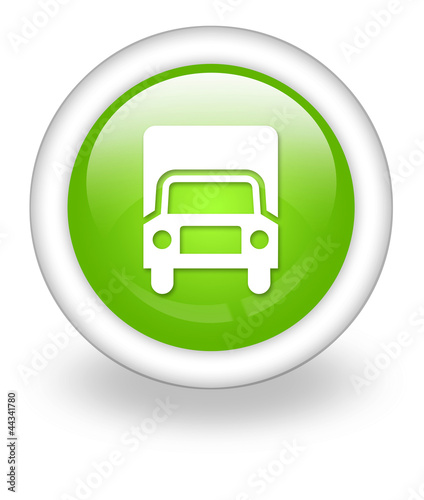 Illustration: Light Green Icon "Trucks" Light Green Icon "Trucks"