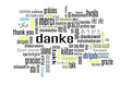 Vector: danke schlagwortwolke danke schlagwortwolke