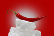Chilli auf Stein