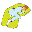 sleeping woman