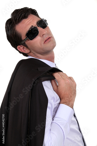 Photo: Businessman wearing sunglasses Businessman wearing sunglasses